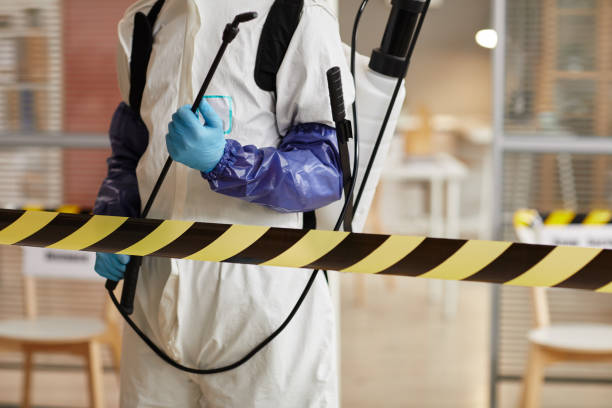 Professional Biohazard technician working in Wellington, CO